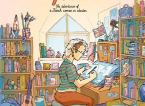 Je Ne Sais Quoi - graphic book cover by Lucie Arnoux